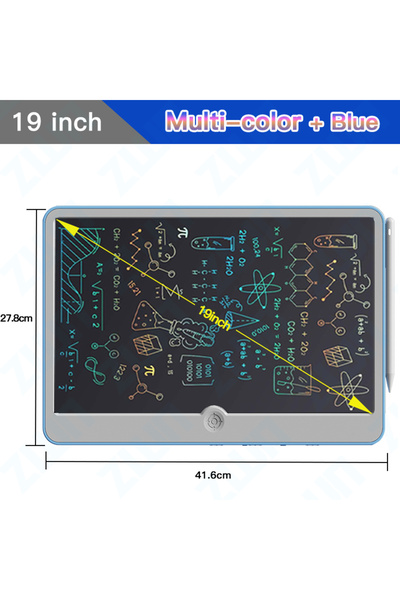 Choice 19PBlue Multi-color 19inch LCD Writing Board,Art Writing Painting Chil...