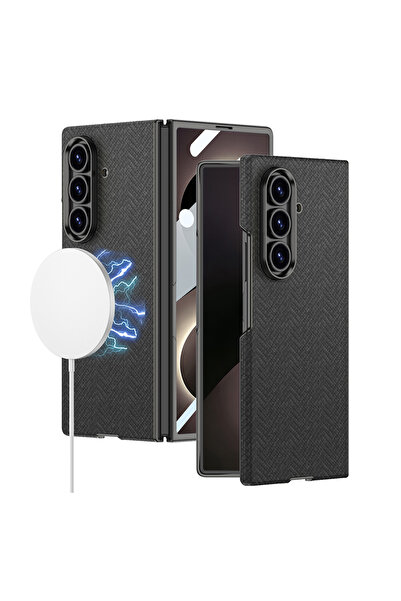 kılıffuarı Samsung Galaxy Z Fold 7 Kılıf Katlanabilir İnce Şık Tasarım Dokulu...