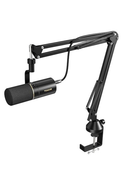 TONOR TD510+ Dynamic Microphone, USB and XLR, cardioid, 60 Hz-17 kHz, 3.5 mm ...