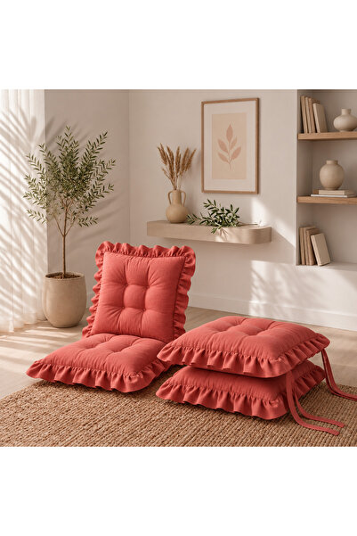 MoMMe FIRFIRLI SANDALYE MİNDERİ SAÇAKLI SANDALYE MİNDERİ RATTAN MİNDERİ SIRT ...