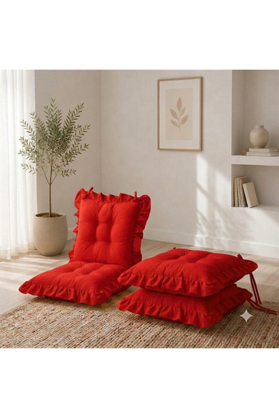 MoMMe FIRFIRLI SANDALYE MİNDERİ SAÇAKLI SANDALYE MİNDERİ RATTAN MİNDERİ SIRT ...