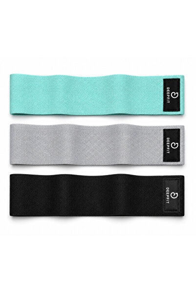DEEPFIT Fabric Resistance Bands, Non-Slip Resistance Bands for Working Out, E...