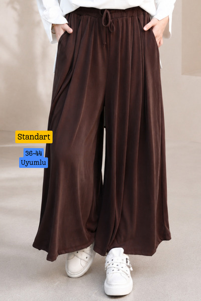 Mogi Butik Γυναικείο Overisze Oysh Modal Fabric Ελαστική Μέση Φούστα-Παντελόν...