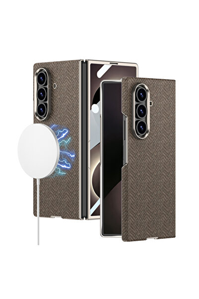 kılıffuarı Samsung Galaxy Z Fold 7 Kılıf Katlanabilir İnce Şık Tasarım Dokulu...