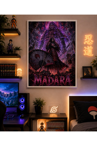Miutic Print Studio Tablou Anime Naruto – Madara Uchiha, Cuceritorul Apocalip...