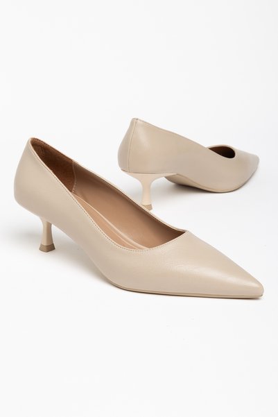 CHICELLA Tallinn Beige Skin Women's Heeled Shoes