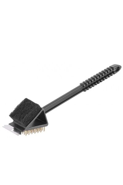Strend Pro Perie pentru gratar 3in1, dimensiune 36x7.1x8 cm, cu spaclu si bur...