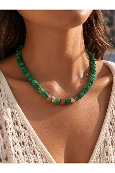 EL YAPIMI Bodrum Beaded Necklace