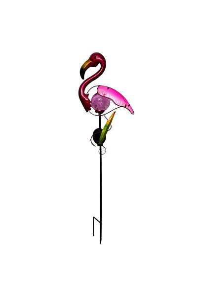 Strend Pro Lampă solară Flamingo Metal, Înălțime 81 cm
