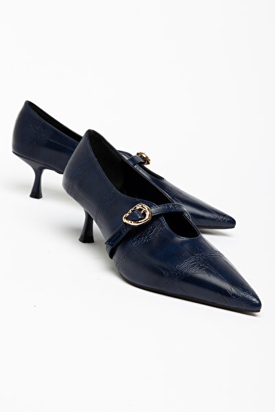 CHICELLA Estoesmio Navy Blue Women's Heeled Shoes