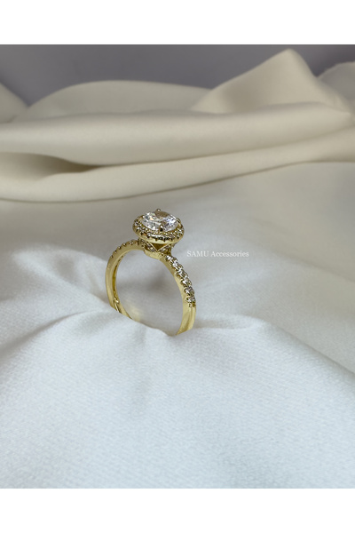 Samu Accessories خاتم فولاذي دائري قابل للتعديل من سلسلة بريميوم - خاتم ذهبي ...