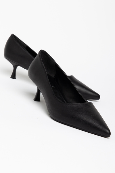 CHICELLA Pantofi cu toc înalt pentru femei Tallinn Black Skin