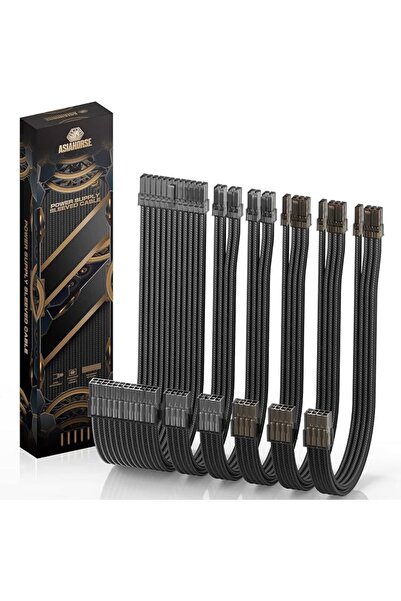 GENERAL كابل من آسياهورس بطول 300 مليمتر نوع طاقة متوافق مع PC