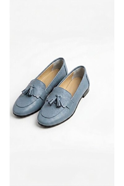 NOXMARK Genuine Leather Women's Loafer Shoes with Tassel Detail