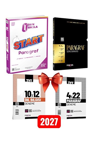 Marka Yayınları 2027 Model TYT KPSS DGS ALES AGS Paragraf Konu- 345 2027 STAR...