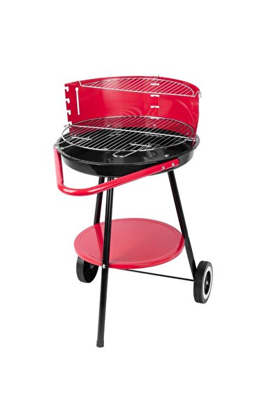 Strend Pro Gratar gradina, grill rotund, reglabil, cu roti, 37x45 cm, Andalusia