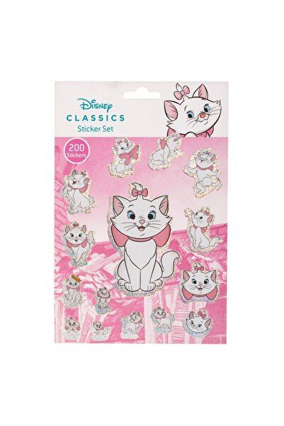 Disney Stickere clasice Marie Cat - 200 bucăți, 4 coli