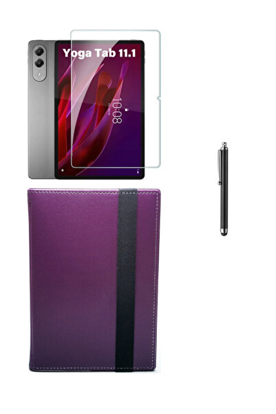 ebulduk Lenovo Yoga Tab 11.1 TB710FU Üniversal Tablet Kılıfı + Nano Esnek Çiz...