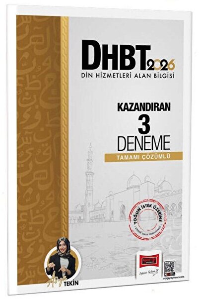 Yargı Yayınları Yargı 2026 DHBT Kazandıran 3 Deneme Çözümlü - Asya Tekin