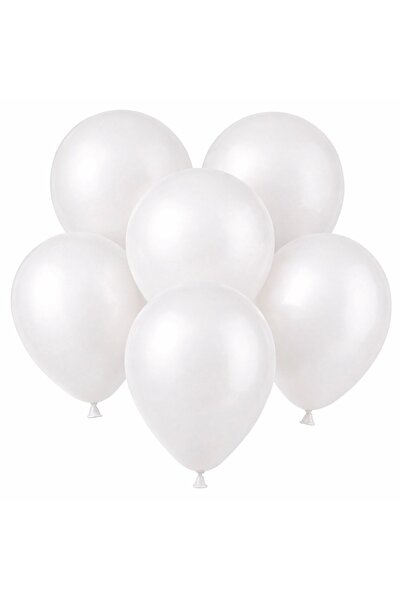OEM 10 Baloane albe din latex de 23cm pentru petrecere - Set de decorațiuni