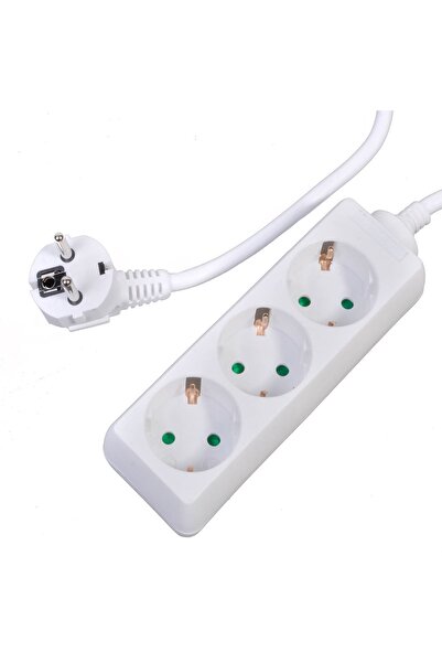 OEM Prelungitor cu 3 prize, cu protecție pentru copii, 3000W
