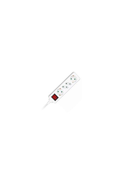 V-TAC Prelungitor 4 prize 2xEURO si 2xSchuko, Intrerupator, lungime 1.5 m, 16...
