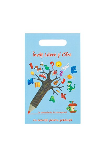 OEM Carte educativă matematică pentru grădiniță, litere și alfabet, cifre și ...
