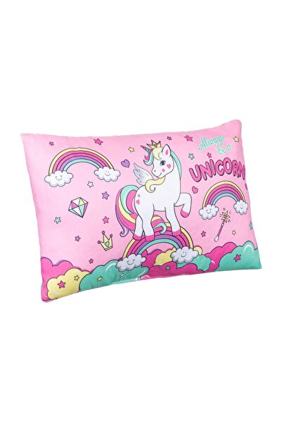 OEM Pernă decorativă copii, model unicorn, decorativă, roz, 50x30cm – plus de...