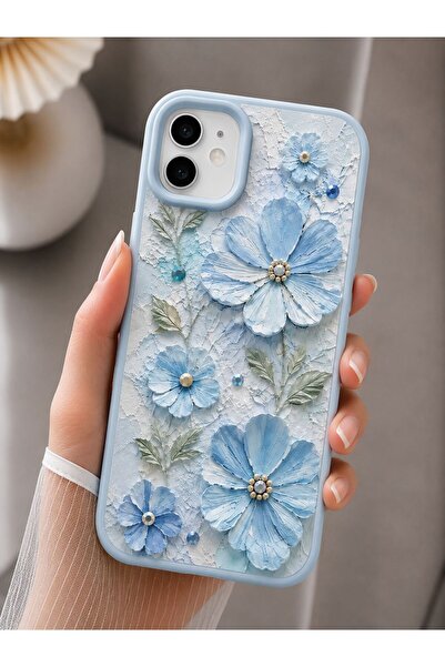 TEYİN AKSESUAR İphone 12/12 Pro Uyumlu Lansman İçi Kadife Şık Desenli Silikon...