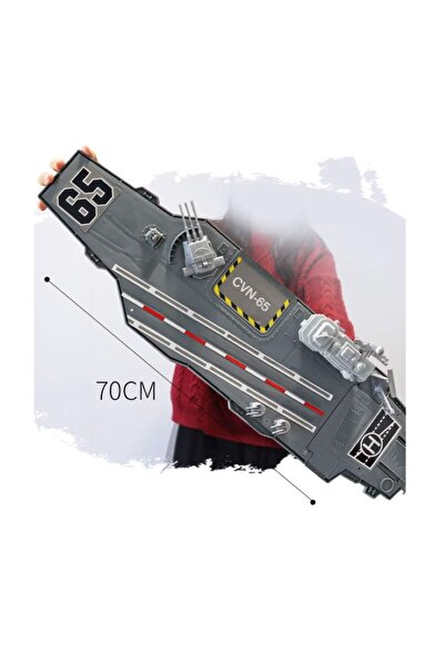 aircraft model Set cuportavion, conține o mașină, un tanc, trei avioane și soldați din plastic, 72x21.