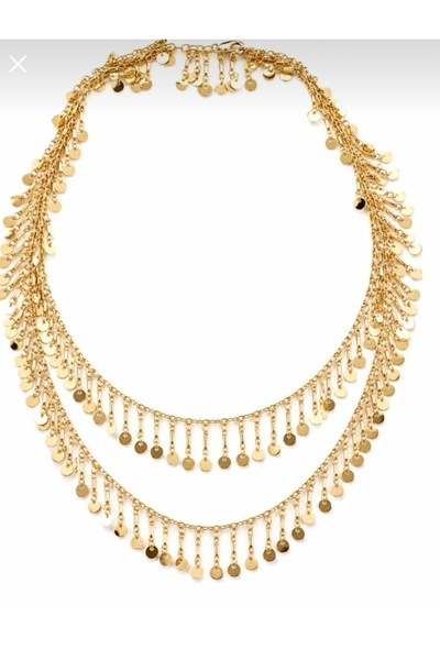 OZY COLLECTION Pullu zincir kolye - Uzun veya çift dolamalı kullanılabilir