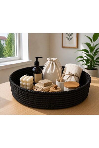 EGE ÖRGÜM Decorative Basket 30X8 cm |   Multi-Purpose Knitting Organizer |   ...