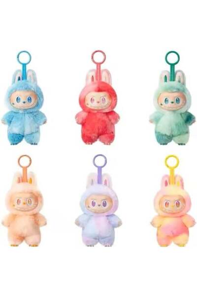 Mufaens 6PCS Labubu The Monsters Big into Energy Series-Vinyl Plush Pendant B...