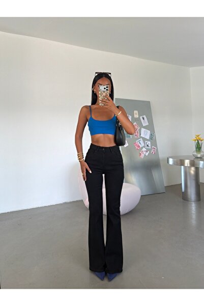myd High Waist Spanish Flare Jeans - Black