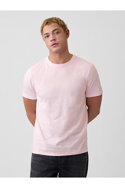 GAP Erkek Açık Pembe Everyday Soft T-Shirt