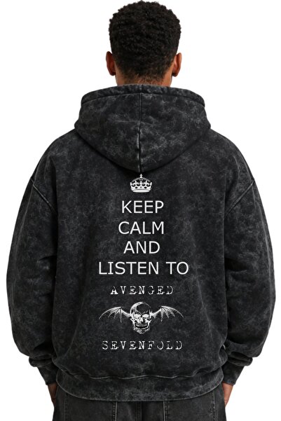 SEVBANO Avenged Sevenfold Rock Metal Music Band Printed Unisex Oversize Washa...