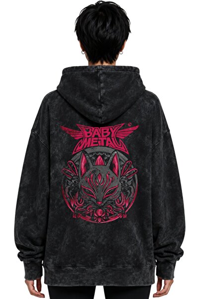 SEVBANO BabyMetal Ροκ Μέταλ Μουσικό Συγκρότημα Τυπωμένο Unisex Oversize Πλενό...