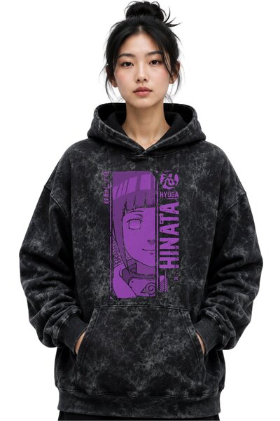 SEVBANO Hinata Hyoga Naruto Anime Printed Unisex Oversize Washable Premium Ho...