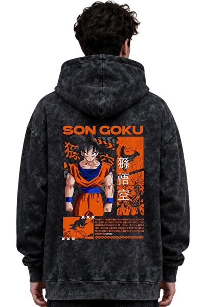 SEVBANO Son Goku Dragon Ball anime majica sa kapuljačom, unisex, velika, periva