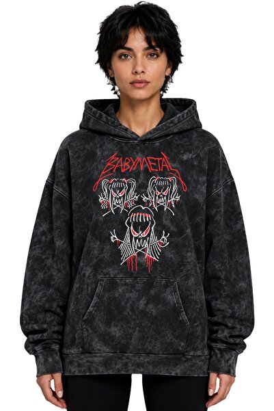SEVBANO BabyMetal Ροκ Μέταλ Μουσικό Συγκρότημα Με Στάμπα Unisex Oversize Prem...