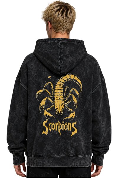SEVBANO Scorpions rok metal muzički bend, unisex majica sa kapuljačom, većeg ...