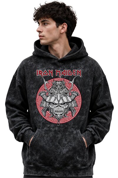 SEVBANO Iron Maiden Rock Metal Music Band Printed Unisex Oversize Premium Was...