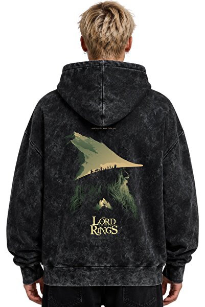 SEVBANO Gospodar prstenova Gandalf film tiskana unisex velika periva premium ...