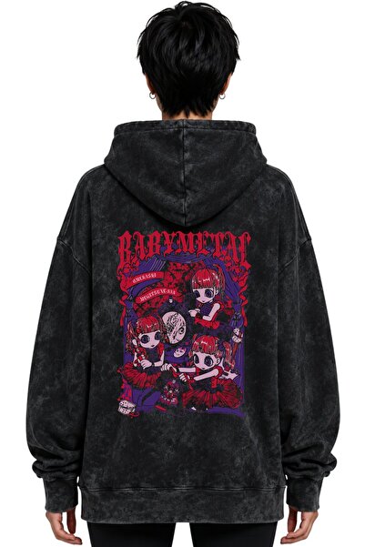 SEVBANO BabyMetal Ροκ Μέταλ Μουσικό Συγκρότημα με Τυπωμένο Σχέδιο Unisex Over...