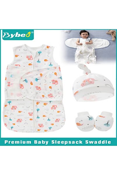 BYBEO Newborn Sleepsack Swaddle Blanket Baby Swaddling Wrap Infant Babies Sle...