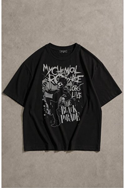 Fuddy Moda Μπλουζάκι Unisex με στάμπα My Chemical Romance The Black Parade, Υ...