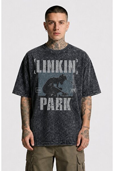 Fuddy Moda Unisex μπλουζάκι Linkin Park LP Meteora με στάμπα, πλενόμενο, με θ...
