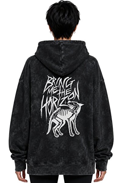 SEVBANO Horizon Rock Metal Music Band Printed Unisex Oversize Washable Hoodie...