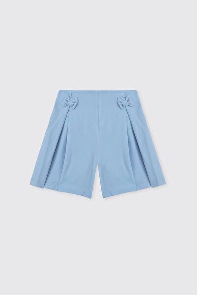 Panço Baby Girl Blue Shorts