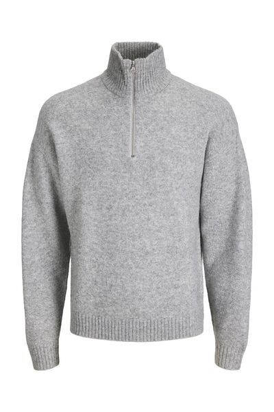 Jack & Jones Poloviční zip, jednobarevný